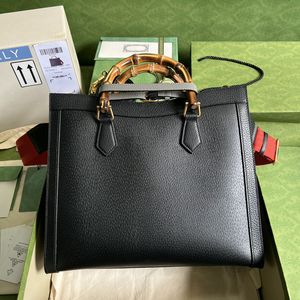 10A bolsa de designer de alta qualidade sacola 35 cm bolsa de couro genuíno senhora bolsa de bambu sacola de compras com caixa G071