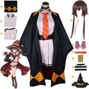 Cosplay anime Megumin Konosuba Kono Subarashii Sekai ni shukufuku wo Boże błogosławieństwo na tym cudownym światowym kostiumu kostiumu cosplay