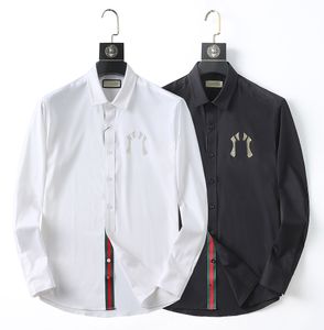 2023 MENS POLO SHIRT MAŁE KONIE Haftowe koszule Polo Polo Długie rękaw Sym Slim Fit Casual Business Men Koszulki Ubrania Wysoka jakość M/L/XL/2XL/3XL#27