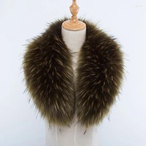 Schals Frauen Faux Pelz Kragen Für Kapuze Winter Warme Pelzigen Streifen Gefälschte Trim Kragen Haarige Hälse Schal Schal Parkas mantel Dekor