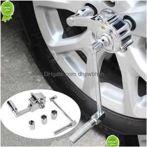Car 1/2 Torsional Torque Mtiplier Wrench Lug Nut Tire Disassembly Labor Saving Spanner Lugnuts Drop Delivery