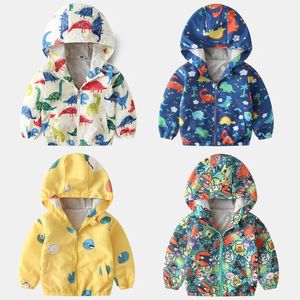Jackets OEING Children's Jacket For Boy Winter Girl Infant Coat Kids Spring Autumn Cartoon Outerwear Baby Outdoor Clothes Hardshell 231013
