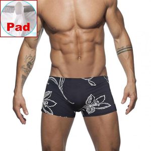 Roupa de banho masculina com bolsa para pênis, calção de banho push up para homens, cuecas boxer preto, roupa de banho gay sexy sunga, roupa íntima de natação me247e