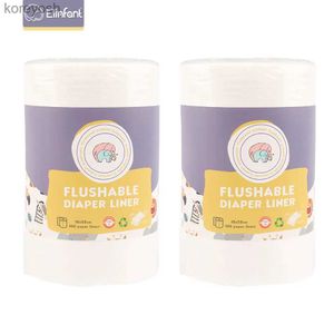 Cloth Diapers Elinfant 2 rolls disposable bamboo flushable baby diaper nappy liner Biodegradable bamboo liner free shipping#007#L231016