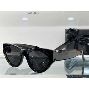 Designer SL sunglasses Luxury brand Metal Y old plate cat's eye trendsetter Sunglasses black glasses Star Street shot thin face sunglasses M94 with box YSLity PTZR