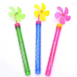 Party Favor 30pcs Windmill Bubble Stick bez wody Dzieciaki na świeżym powietrzu Favors Prezent Urodziny Halloween Dekoracja świąteczna