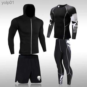 Herrspårar för män kompression sportkläder kostymer gym tights träning kläder träning jogging sport set löpande rashguard träning för menl231016