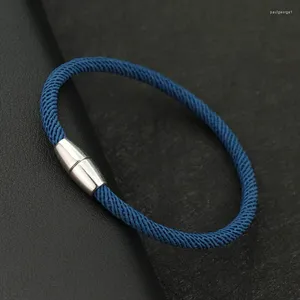 Charm-Armbänder, minimalistisches Seil-Armband für Männer und Frauen, Magnetschnalle, rote Schnur, Paar-Geschenke, Wunsch-Stoff-Braslet, Freund-Schmuck