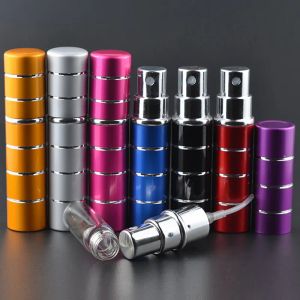 10ml Aluminum Alloy Mini Spray Perfume Bottle Refillable Empty Glass Spray Bottle Cosmetic Bottle Travel Portable Perfume Atomizer TH1171