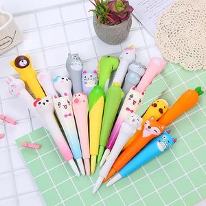 wholesale Creative Decompression Pen Soft and Slow Rebound Decompression Pen Cartoon Learning Stationery Office Supplies Release Neutral Pen
