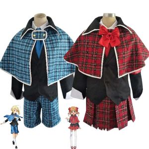 Cosplay Cosplay Anime S Chara Yuiki Yaya Ace Hotori Tadase Re Sedia Souma Kuukai Costume Rosso Blu Uniforme scolastica Hallowen Vestito