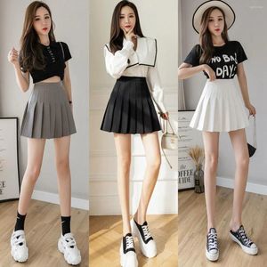 Skirts Mini High Waist Pleated School Girls Simple Dresses Dancing Tennis Clothes Women Clothing