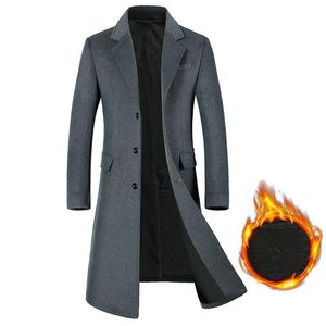 Tasarımcılar Erkek Uzun Yün Palto Kalarak Erkekler Ceket Trençkotları Moda Erkekler Yün Palto Uzun Ceket Kış Smart 3rasal302x