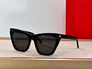 Novo design de moda feminino óculos de sol olho de gato 214 armação de acetato forma simples versátil e estilo popular ao ar livre óculos de proteção UV400