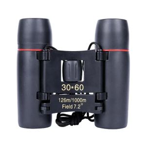 HD High Power Mini Telescope مناظير ليلية رؤية تكبير التصغير كاميرا تلسكوب 30x60 مناظير قابلة للطي في الهواء الطلق مشاهدة 12 LL