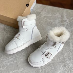 Stivali da donna dei migliori designer Australia Scarponi da neve classici Pantofole da donna Stivaletti con plateau alla moda Stivali da moto caldi da donna in lana scamosciata invernale