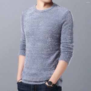 Camisolas masculinas Roupas Branco V Neck Knit Sweater Masculino Pulôver Fleece Sheap Camiseta Grosso Inverno Cigaret Diversão Casual Um Clássico Aquecido X