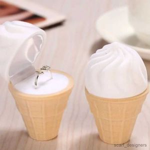 Jewelry Boxes New! Ice Cream Wedding Earring Ring Pendant Jewelry Display Box High Quality Jewelry Box Party Gifts bag R231016