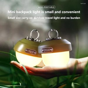 Portable Lanterns Outdoor Night Camping Lamp Creative LED Lantern Waterproof Hanging Tent Light For Hiking Climbing Emergency Lighting