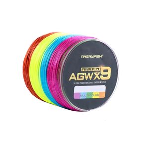 Linia Braid Diominate Multicolor X9 PE Linia 9 pasmowe splaty Plecione 500 m/547yds Super Strong Fishing Line 15LB-100LB 231016