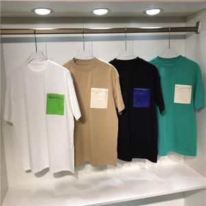 Mens T Shirts broderi Craft Vent de Grand Nom präglade läderlogotypfickor över storlek Drop Sleeve Version Women Fashion T-shirt295g