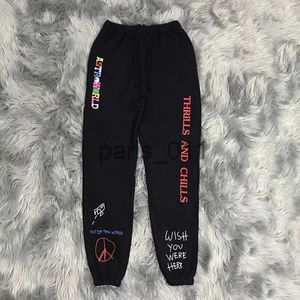 Calças masculinas designer carta impressa calças das mulheres calças de jogging hip hop streetwear masculino casual moletom moda masculina x1017