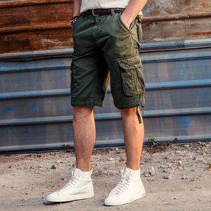 Tute da uomo Elmsk Pantaloni casual in cotone estivo per borsa multiuso in cinque pezzi Europa e America Outdoor Large Size Sh