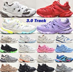 Track 3.0 Sneaker Men Women Running Shoes French Luxury Tess Gomma Designers Metal Multi-Color Valentine Day Triple Clear Sole Casual Outdoor Sneakers 991ess