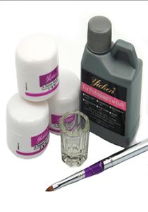 Pro Acrylic Nail Powder Liquid 120ML Brushes Deppen Dish Acryl Poeder Nail Art Set Design Acrillico Manicure Kit 1538621879