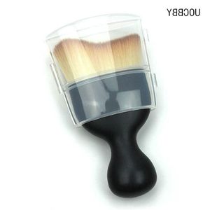 Kontur-Grundierungspinsel Creme Maquiagem Make-up-Pinsel Loses Puder Multifunktionales Make-up mit transparentem Deckel Mvbvb