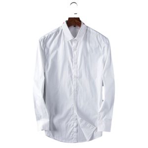 Primavera e outono camisa de manga comprida camisa azul masculina high-end sem ferro versão coreana da tendência camisa de manga curta multi-color