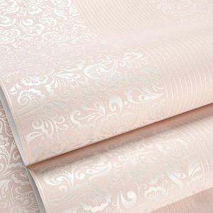 Wallpapers Environment Friendly Pink Wedding House Elders' Room Wall Decor 3d Embossed Paper Bedroom