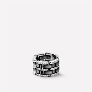 Banda Chan Ultra Rings New in Luxury Fine Jewelry Brincos para Pingente de Mulher K Colar de Coração de Ouro com Perles3075 gravado