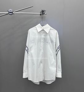 2023 تصميم القميص على طراز School Shirt رسالة قميص طويل الأكمام قميص الرجال القميص غير الرسمي غير الرسمي