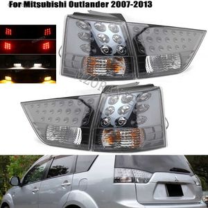 Car Tail Lights Rear Tail Lights For Mitsubishi Outlander EX Phev 2007 2008 2009 2010 2011 2012 2013 LED Stop Brake Turn Signal Car Accessories Q231017