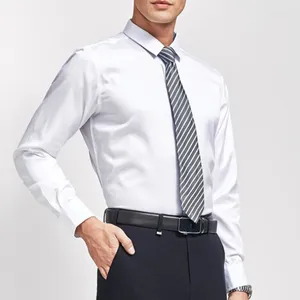 Мужские повседневные рубашки, весенне-осенняя белая рубашка с длинными рукавами, оптовая продажа одежды, летняя распродажа, 40% хлопок, мужская футболка с рукавами