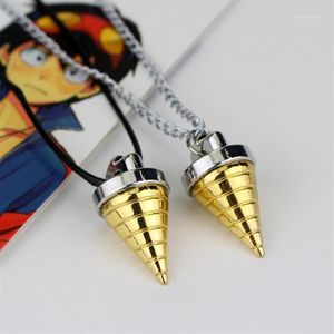 Kedjor Senaste Gurren Lagann Core Drill Necklace Keychain från Simon Key Chain Kendant Jewelry kan släppa 1203L