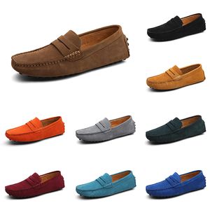 men casual shoes Espadrilles triple black navy brown wine red taupe green Sky Blue Burgundy candy mens sneakers outdoor jogging walking three