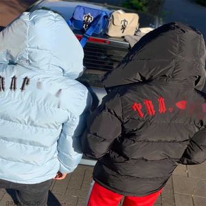 Coats 2023 Sonbahar Kış Trapstars Erkek Bombacı Ceket İşlemeli Kapşonlu Trençkot Zipper XS-XLUQ07