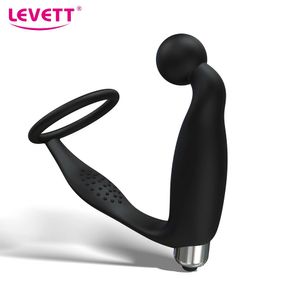 Vibrators Male Prostate Massager Anal Plugs Vibrator Silicone Butt Plug For Men buttplug Delay Ejaculation Ring Sex Toys 231017