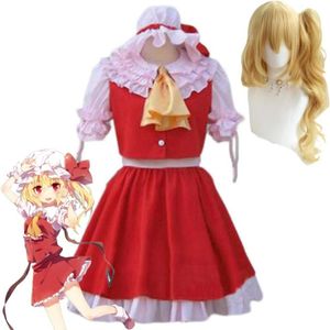 Cosplay Game Touhou Project Shrine Maiden Flandre Scarlet Furandru Sukretto Costume Wig Wig Anime Woman sexy Woman Suit Halloween