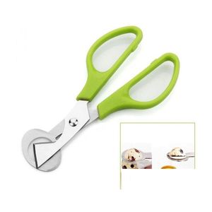 Egg Tools Metal Cutter Pearl Opener Quail Eggs Scissors Cracker Tool Wholesale Drop Delivery Home Garden Kitchen Dining Bar Dhvmj