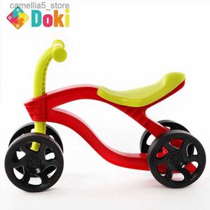 Biciclette cavalcabili 4 ruote Monopattino per bambini Balance Bike Walker Monopattino per bambini Bicicletta per bambini Giro all'aperto su giocattoli Auto Resistente all'usura Q231017