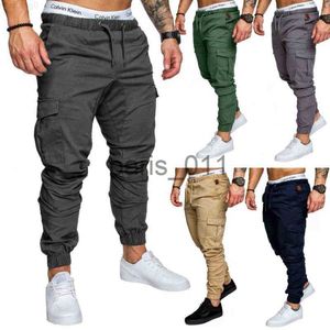 Herrenhosen Marke Herbst Männer Hosen Hip Hop Harem Jogger Hosen Neue Männliche Hosen Herren Solide Multi-tasche Cargo Hosen dünne Fit Jogginghose x1017