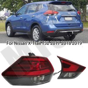 Bilens bakljus vänster och höger auto bakre stötfångare bakljus baklampa för Nissan X-Trail T32 2014 2015-2020 Bilbromsstopp Taillight Taillamp Q231017