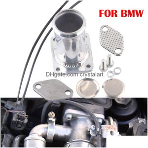 Aluminium EGR Kit Blanking Bypass för E46 318D 320D 330D 330XD 320CD 318TD 320TD INTAK