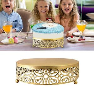 Bakeware Tools Round Metal Cake Stand Holder Dessert Cheese Cupcake Display Plate Platter Tray