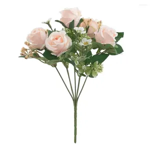 Dekorative Blumen UV resistente künstliche langlebige realistische Blumendekor für Hochzeitsfeier detaillierte falsche Rosen-Terrasse