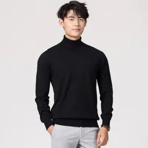 Men's Sweaters Cashmere Turtleneck Sweater Men Autumn Winter Turtle Neck Long Sleeve Solid Colors Classic Pullover Casual Man Clothes 646