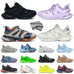 High Top Sneakers Triple S 3.0 Men Women Dress Shoes Farfar All Black White Pink Beige Light Blue Grey Ladies Luxurys Designer Heel Mens Trainers